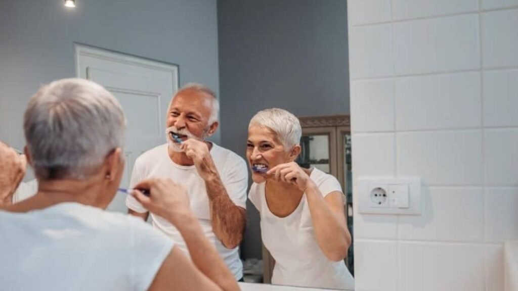 Senior Citizen Following Hygiene